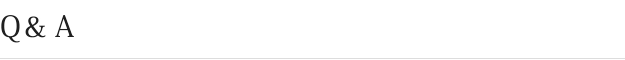 Q＆A